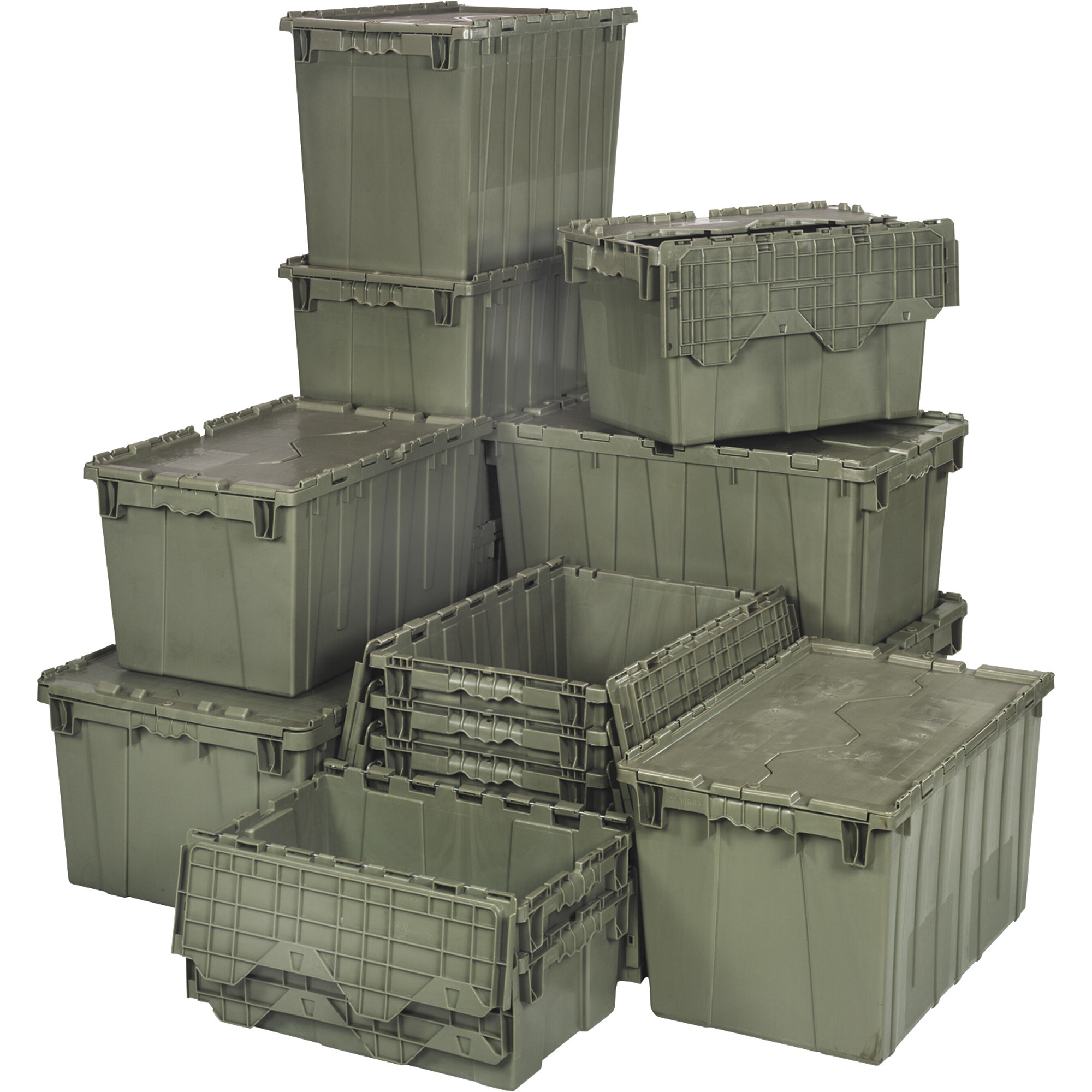 Quantum Storage Heavy Duty Attached Top Container, 20in. x 11 1/2in. x 7 1/2in. Size, Model#  QDC2012-7